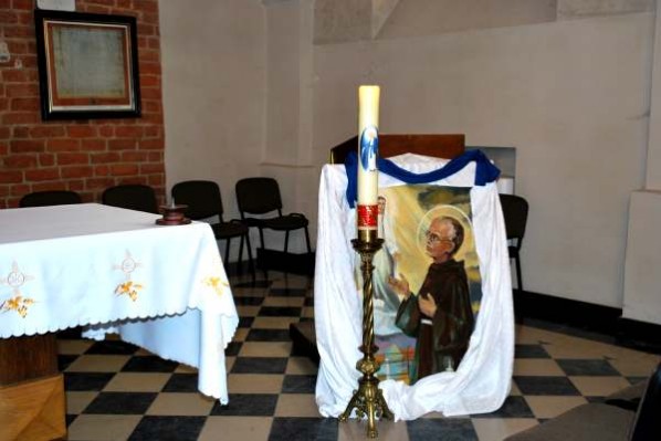 Miejsce sprawowania Eucharystii - kaplica św. Eligiusza